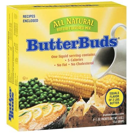 Butter Buds® All Natural Butter Flavored Mix 8-1.5 oz. Packet. - Walmart.com