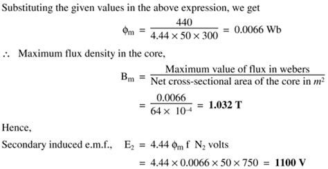 EMF Equation of a Transformer - Theory & Derivation - ElectricalWorkbook