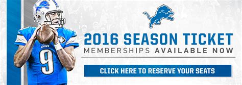 Lions Tickets Detroit Lions Tickets, Season Tickets, Premium Seating ...