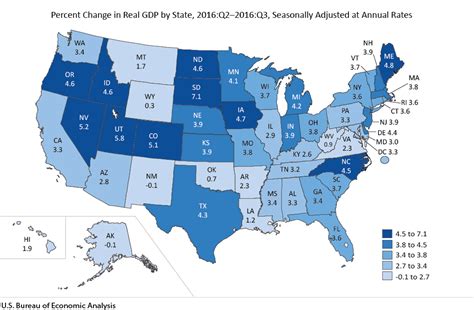 Gross Domestic Product by State, 3rd quarter 2016 | U.S. Bureau of ...