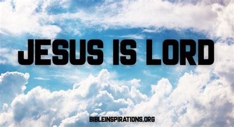 Jesus Is Lord! – Facebook Cover Photo – Clouds – Bible Inspirations