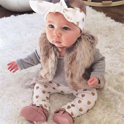 2017 New baby girl clothes baby clothing set s newborn clothes Long sleeve Fashion T shirt+pants ...