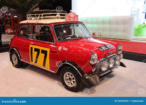 Mini Cooper S Rally editorial photography. Image of essen - 22303342