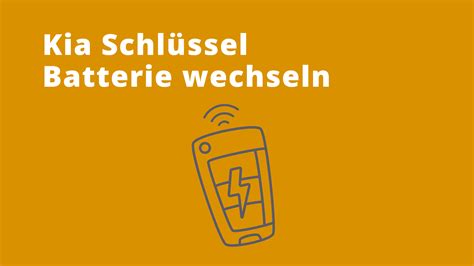 Kia Schlüssel Batterie wechseln (Anleitung 2024)