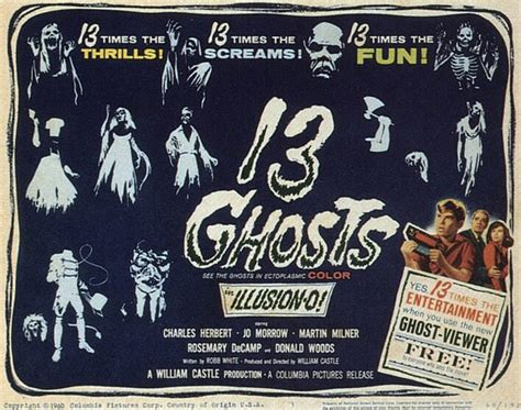 13 Ghosts (1960) Poster #1 - Trailer Addict