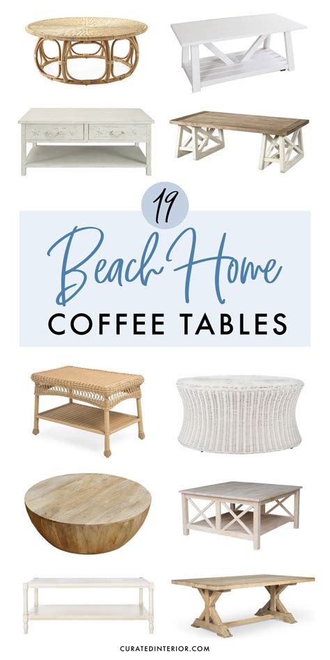 19 Coastal Coffee Tables for Your Beach Home