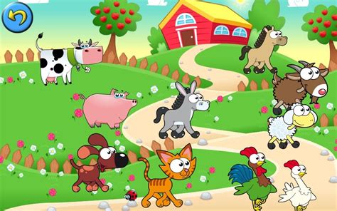 Juegos de Ocio | Juego de Los animales de la granja | Cerebriti