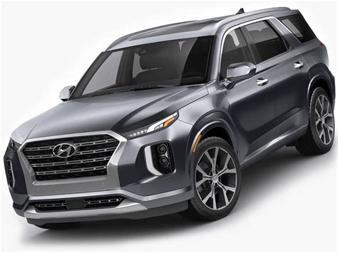 Hyundai Palisade 2020 3D Model in SUV 3DExport