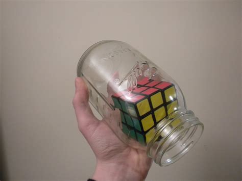 "impossible" Rubik's Cube in a Bottle / Jar - Instructables