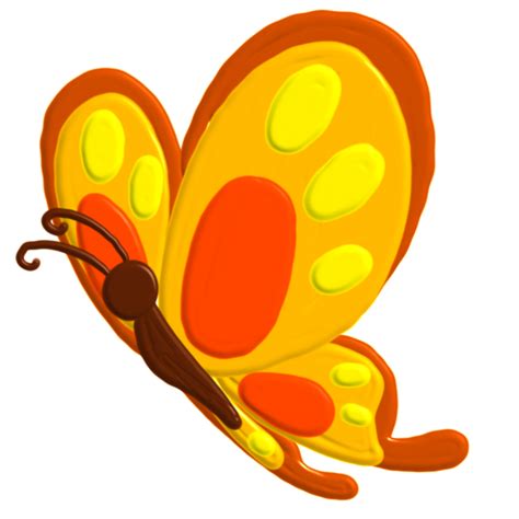 cute butterfly with acrylic paint 36311501 PNG