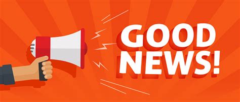 Good News Information Alert From Hand With Megaphone Or Loudspeaker Vector Illustration Flat ...