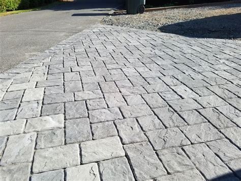 Mutual Materials Dominion Slate Paver Driveway in Cascade Blend Color ...