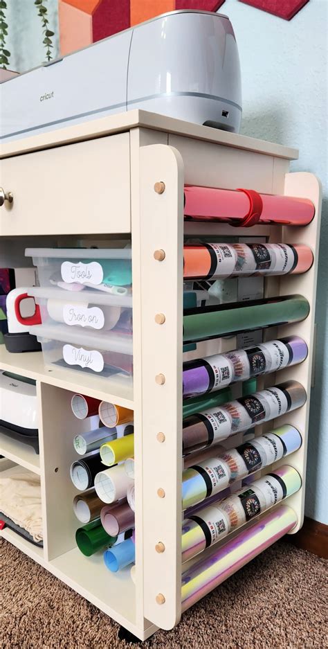 A Cricut Cart to Organize your Machine, Materials and Accessories - Creative Ramblings