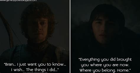 Game of Thrones Quotes: Theon Greyjoy: Bran... I just want you to know ...