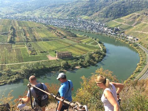 Zu großer Besucherandrang am Calmont bei Bremm, Eller und Neef: Klettersteig ist jetzt gesperrt ...