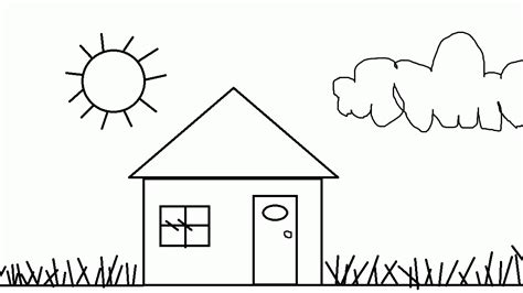 Free Printable House Coloring Pages For Kids