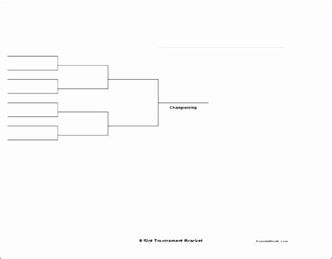 10 Excel Bracket Template - Excel Templates