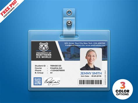 Free Student Id Card – Calep.midnightpig.co With Regard To Isic Card Template - Professional ...