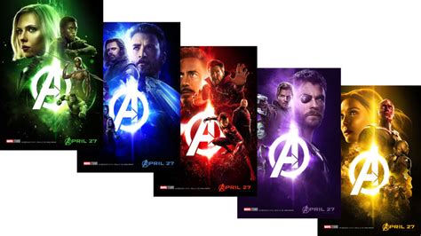 New Avengers: Infinity War Character Group Posters Released by Marvel ...