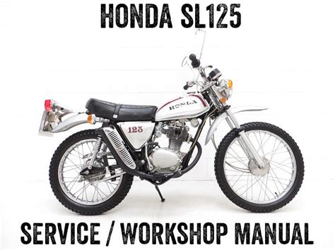 1971-1973 Honda SL125 Repair Service Workshop Manual – retro-motorcycle ...