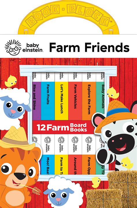 Baby Einstein - Farm Animals My First Library 12 Board Book Set - Firs – Little Book