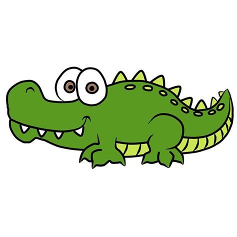 How to Draw Crocodile for Kids