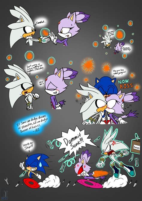 Dammit Sonic! - Silver and Blaze by AZ-Derped-Unicorn.deviantart.com on @DeviantArt | Sonic fan ...