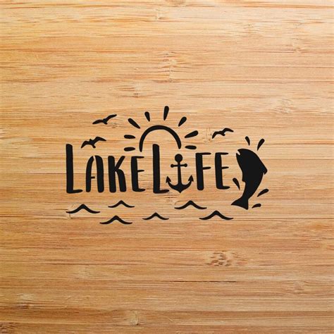 Lake Life Stencil Cute Stencil Craft Stencil DIY Stencil - Etsy