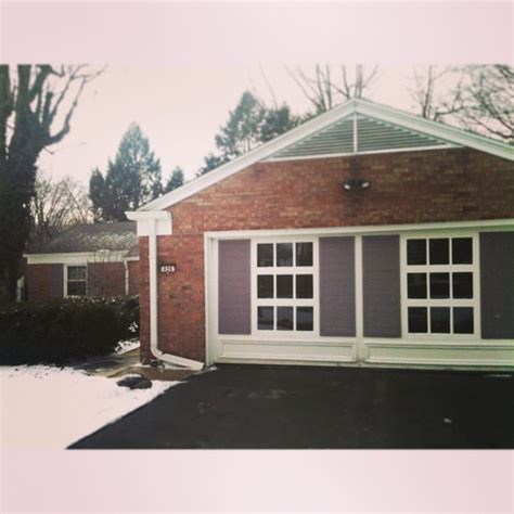 1962 L-Shape brick ranch. Signature style of garage doors. Built on a lot in the last parcel of ...