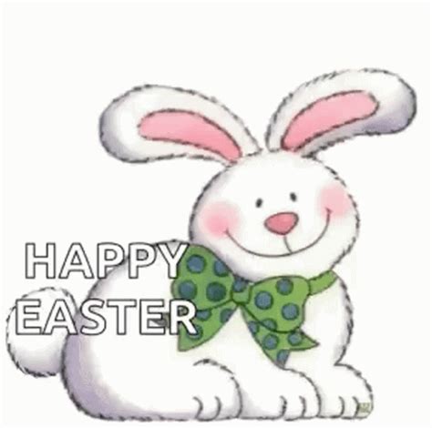 Celebrate Easter with a Sparkling Bunny GIF