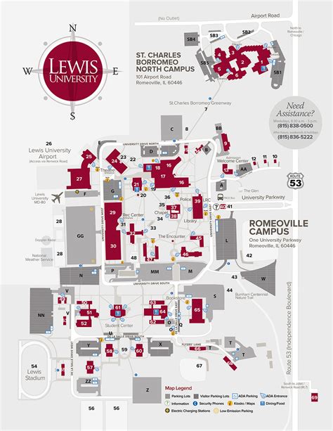 Lewis University | Romeoville Campus | Campus Map