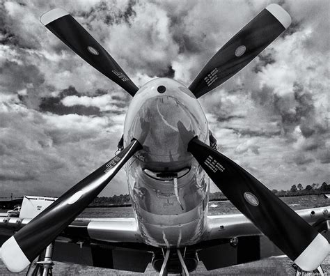 P51 Mustang Propeller Photograph by Roger Wedegis