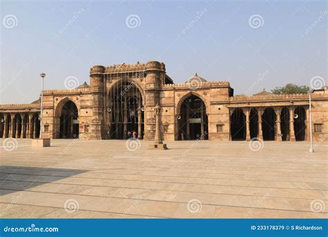 Inside the Jama Masjid Ahmedabad Editorial Stock Image - Image of ...