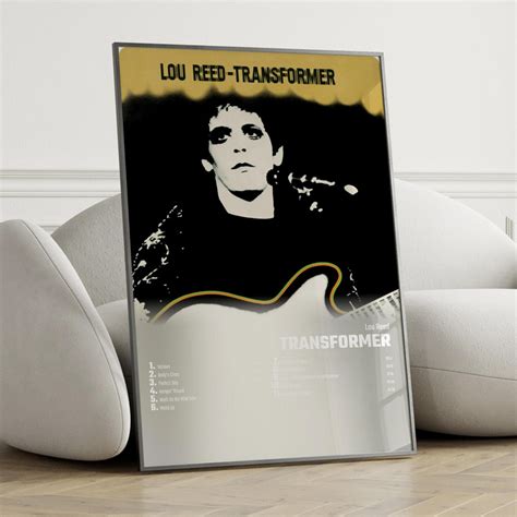 Lou Reed Transformer Album Cover Poster Wall Art, Lou Reed, Transformer ...