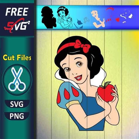 Snow White SVG free | Disney princess SVG Cut files