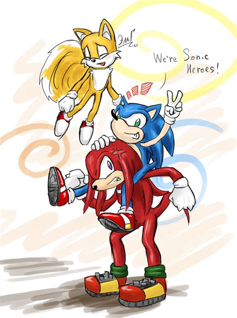 Sonic, Tails and Knuckles: Sonic Heroes by KrazyELF33 on DeviantArt