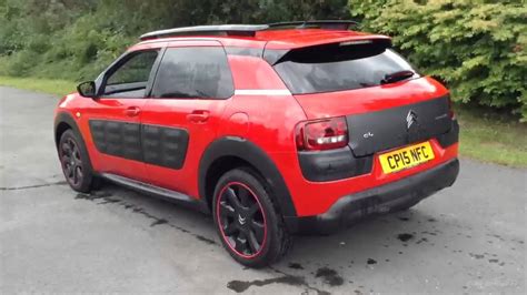 CITROEN C4 CACTUS BLUEHDI FLAIR RED 2015 - YouTube