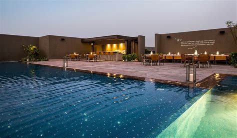 Tara-an open rooftop lounge located at the Roseate House New Delhi Aerocity