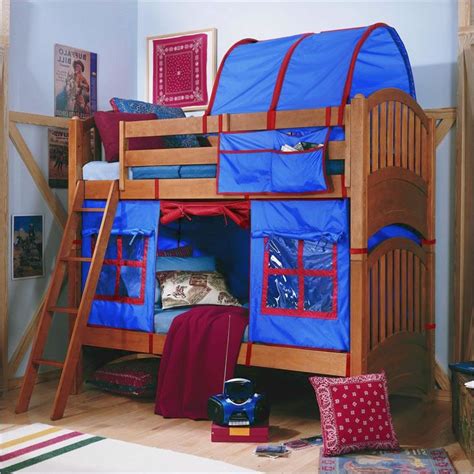 Boys Bunk Bed Tent | Tende letto a castello, Letti a castello, Camerette