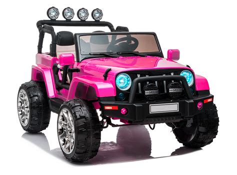 Rubber Tires Fully Loaded 2 Seater 4x4 Electric Ride on Jeep Style 24 – MagicCars