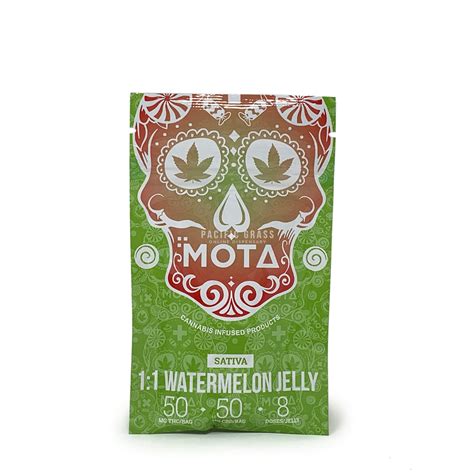 Buy MOTA Edible - 1:1 Jelly - Watermelon (sativa) Online In Canada