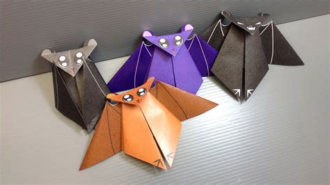 Origami Halloween Bat - Print Your Own Paper!