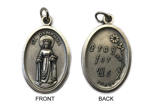 St Dymphna Religious Medal | Gatto Christian Shop