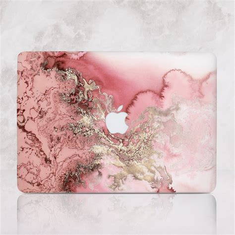 Marble MacBook Case MacBook Pro Hard Case Natural Stone Rose Gold Marble MacBook Case MacBook ...