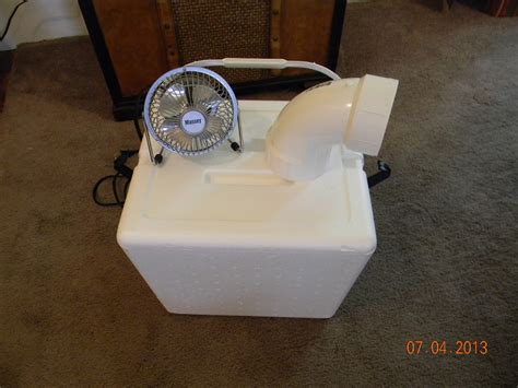 Sweatsville: My Ice-Chest A/C For Tent Camping