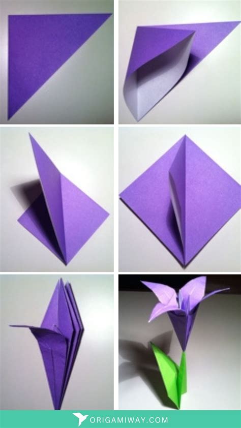 Origami iris instructions and diagram origami way – Artofit