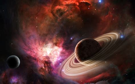 Planets in galaxy, space, planet, digital art, space art HD wallpaper ...