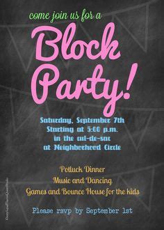 32 Spring Fling ideas | block party invitations, neighborhood block party, neighborhood party