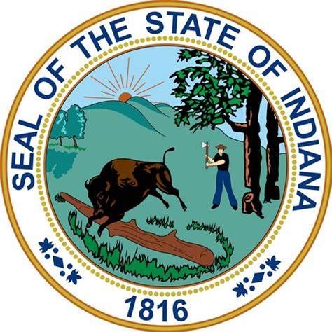 Indiana State Seal Vector at Vectorified.com | Collection of Indiana ...