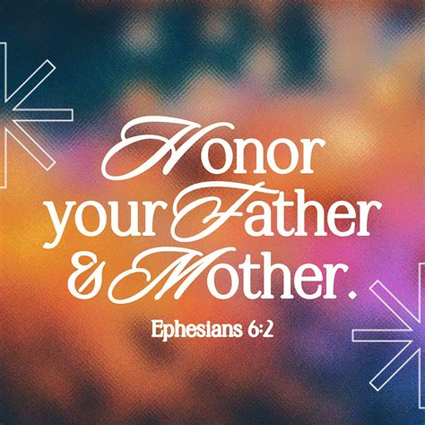 Shared post - Ephesians 6:2-3 / Verse of the Day & Daily Devotion